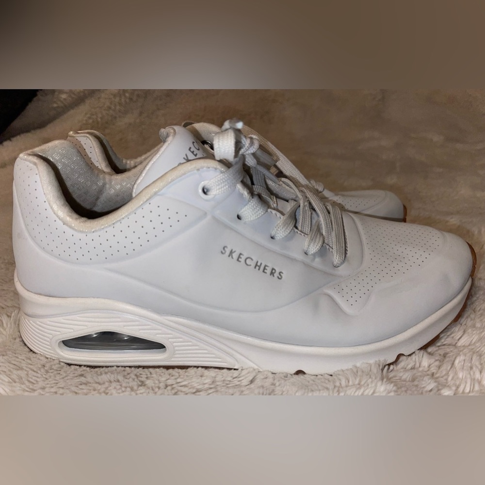 Skechers Uno Stand On Air 73690 Sneakers, Women's Size 10 M, White